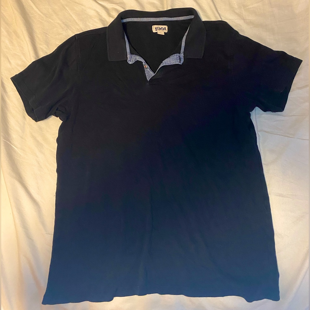 3 for $20 Vintage Y2K navy blue polo size medium